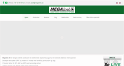 Desktop Screenshot of megalink.no